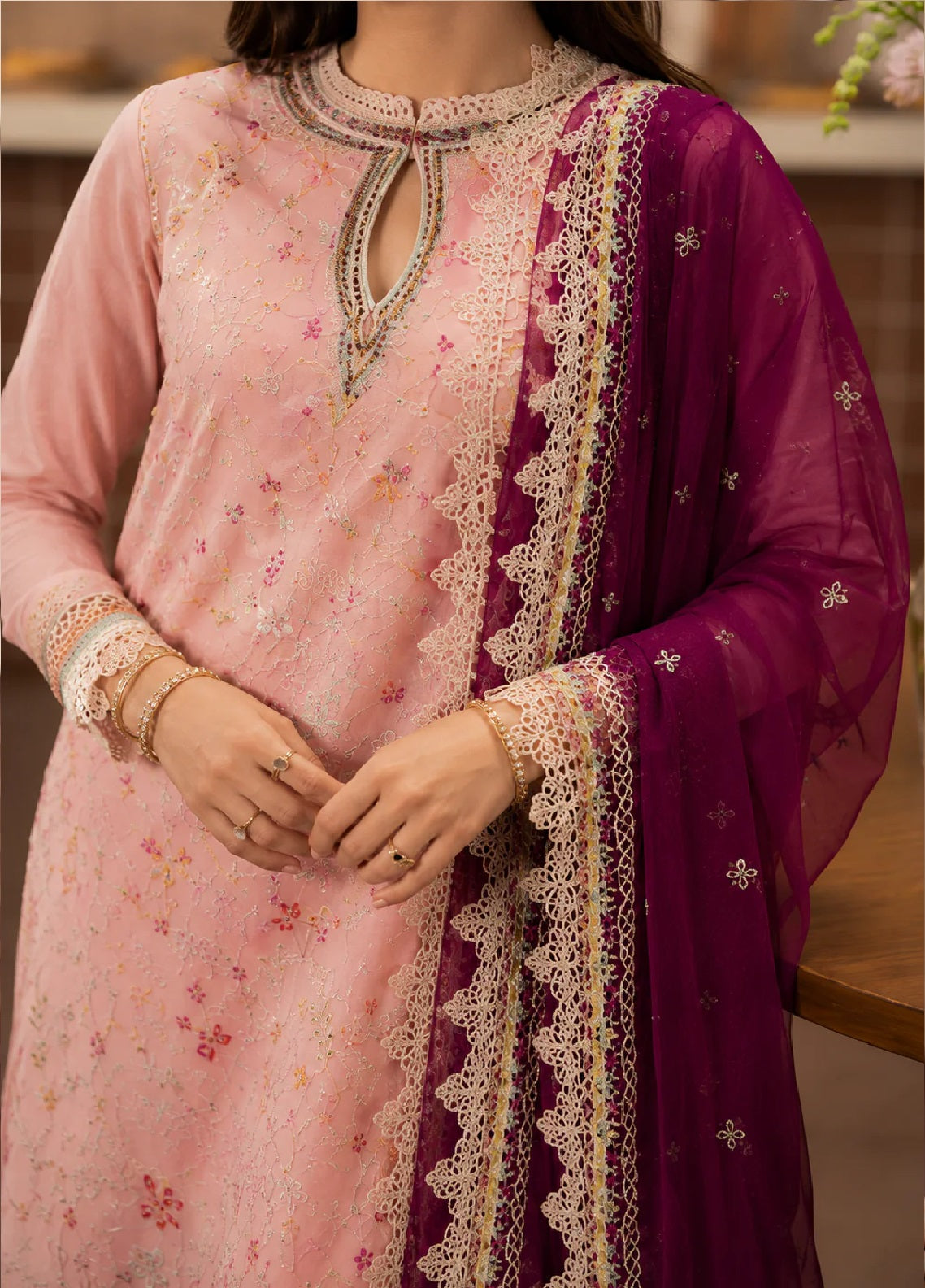 Brewed By Ayzel Luxury Embroidered Lawn 3 Piece Unstitched Suit AZL26BLL D-141 CARAMELIA Brewed By Ayzel Luxury Embroidered Lawn 3 Piece Unstitched Suit AZL26BLL D-141 CARAMELIA