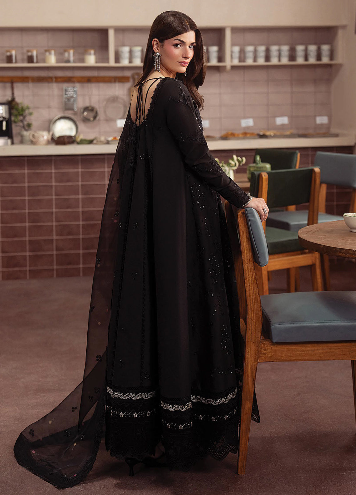Brewed By Ayzel Luxury Embroidered Lawn 3 Piece Unstitched Suit AZL26BLL D-144 SEPIA Brewed By Ayzel Luxury Embroidered Lawn 3 Piece Unstitched Suit AZL26BLL D-144 SEPIA