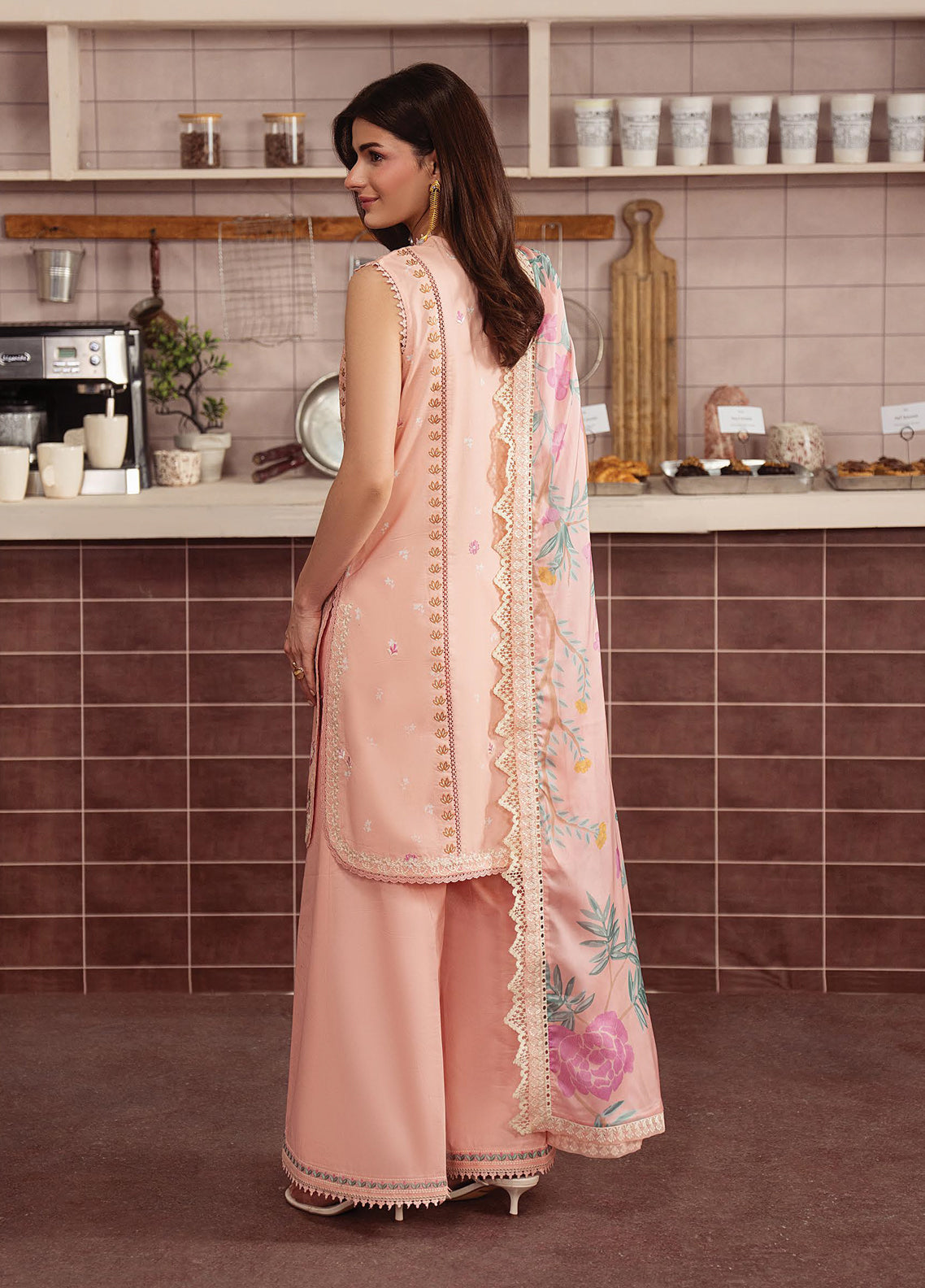 Brewed By Ayzel Luxury Embroidered Lawn 3 Piece Unstitched Suit AZL26BLL D-148 CAFFEINE Brewed By Ayzel Luxury Embroidered Lawn 3 Piece Unstitched Suit AZL26BLL D-148 CAFFEINE