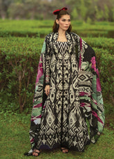 Bridgerton By Elaf Premium Printed Lawn 3 Piece Unstitched Suit EF26BP D-EPB-1B REGINA