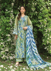 Bridgerton By Elaf Premium Printed Lawn 3 Piece Unstitched Suit EF26BP D-EPB-2A GARDEN AFFAIR
