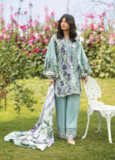 Bridgerton By Elaf Premium Printed Lawn 3 Piece Unstitched Suit EF26BP D-EPB-2B LADY EVER