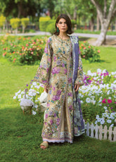 Bridgerton By Elaf Premium Printed Lawn 3 Piece Unstitched Suit EF26BP D-EPB-4A GIARDINO