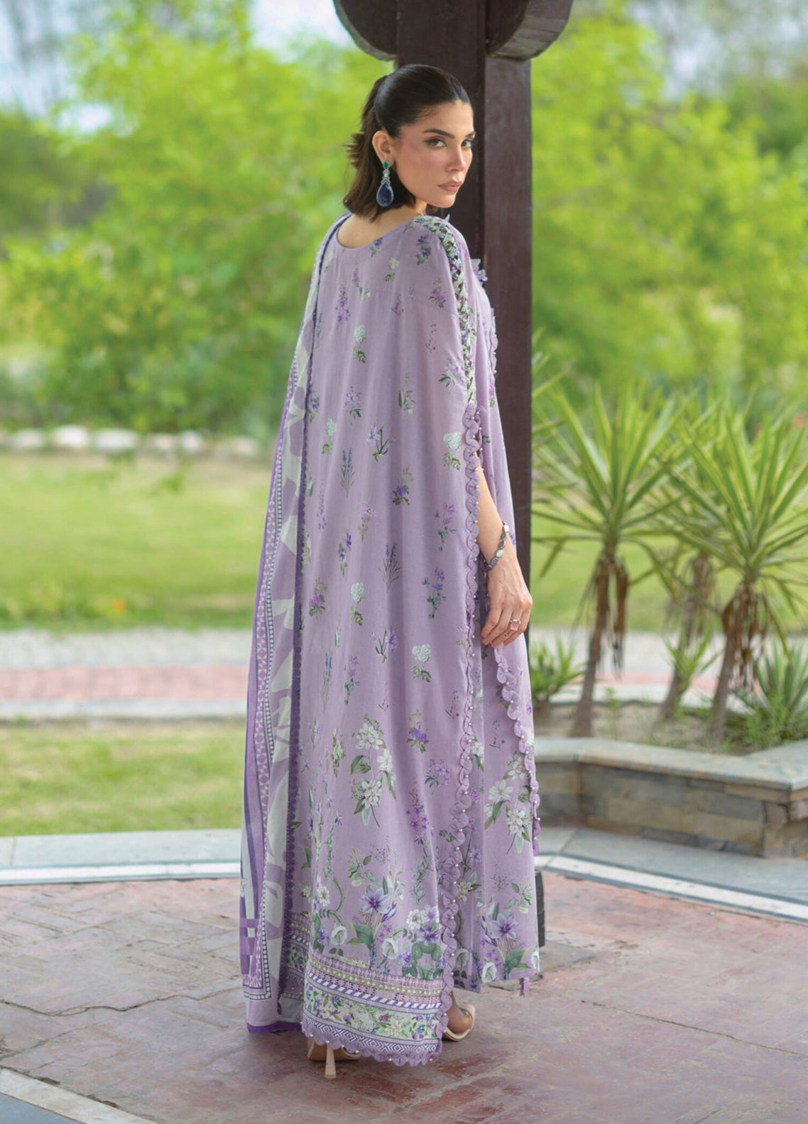 Bridgerton By Elaf Premium Printed Lawn 3 Piece Unstitched Suit EF26BP D-EPB-6A LILAC GARDEN Bridgerton By Elaf Premium Printed Lawn 3 Piece Unstitched Suit EF26BP D-EPB-6A LILAC GARDEN