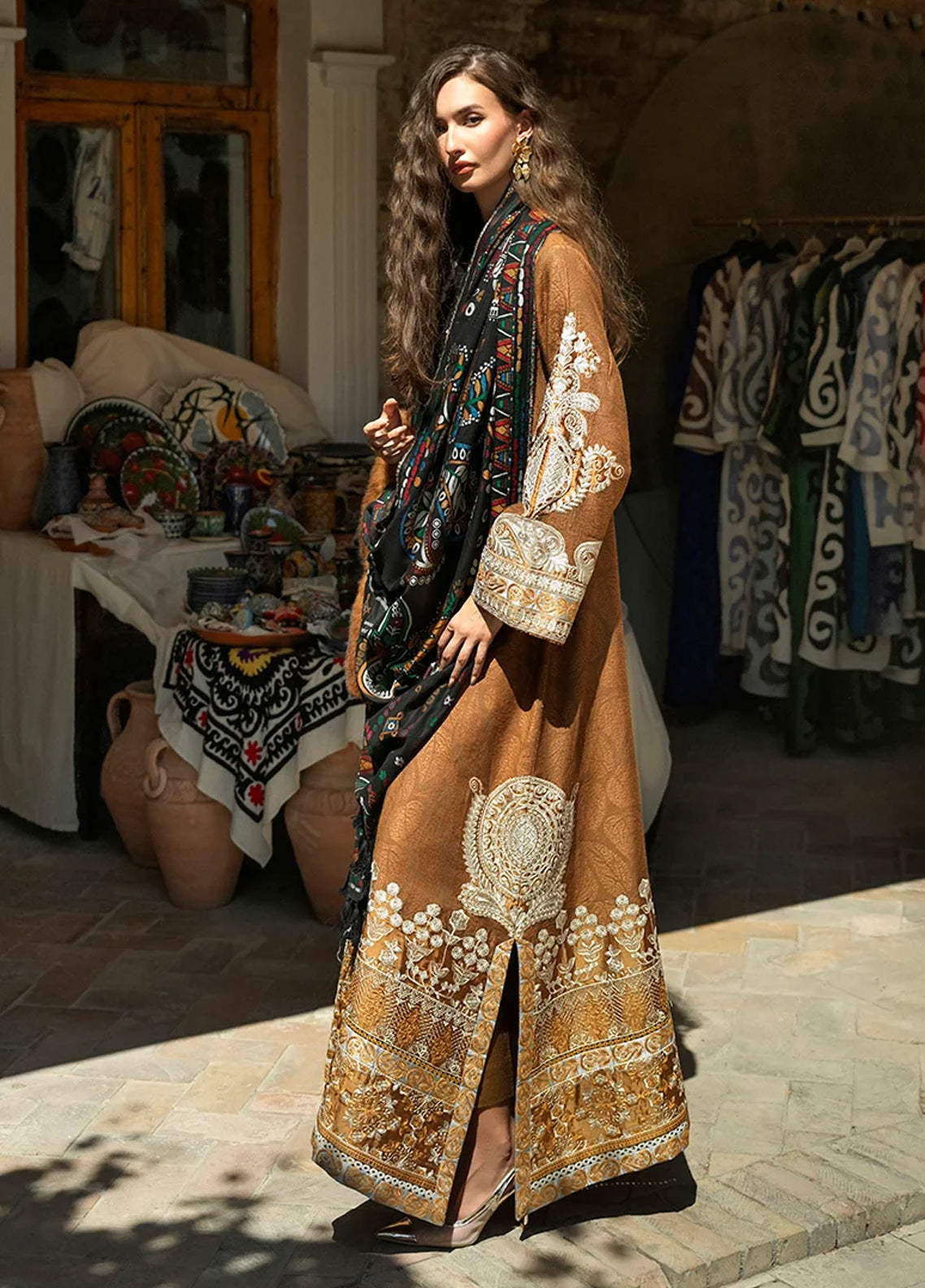 Broadway By Mushq Embroidered Jacquard Viscose 3 Piece Unstitched Suit MQ26BER D-101 SAMARKAND JEWEL Broadway By Mushq Embroidered Jacquard Viscose 3 Piece Unstitched Suit MQ26BER D-101 SAMARKAND JEWEL