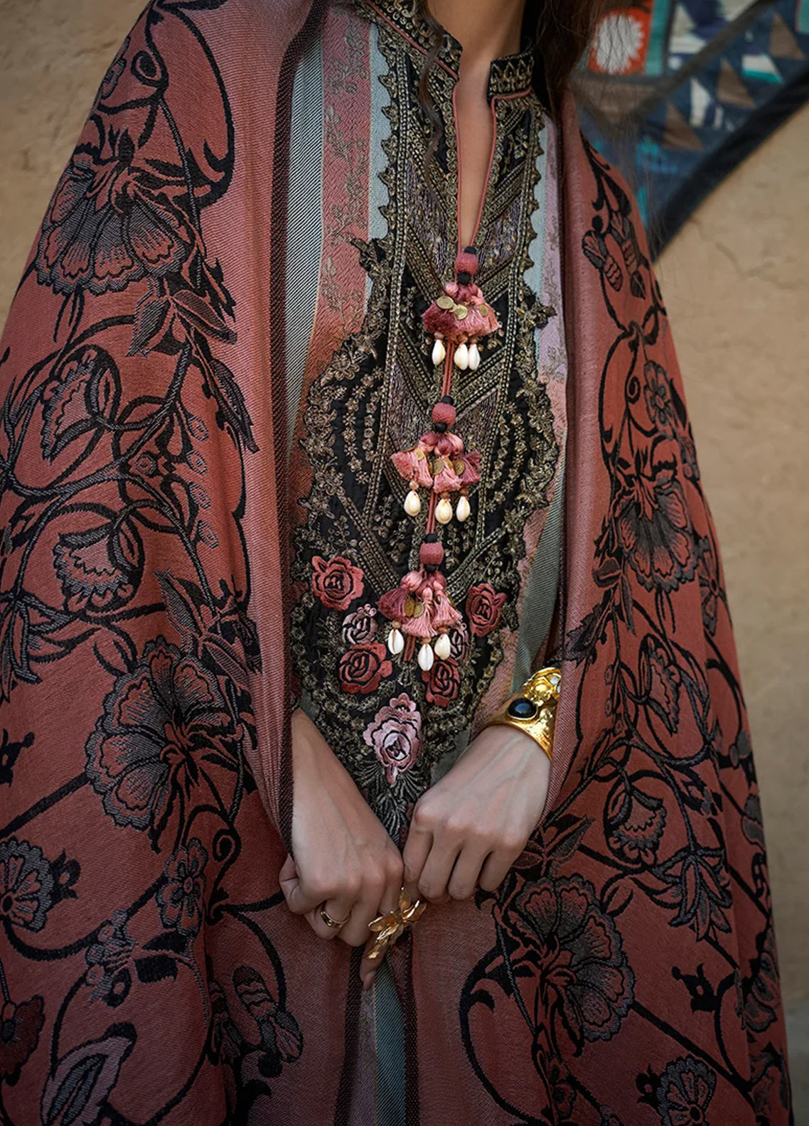 Broadway By Mushq Embroidered Jacquard Viscose 3 Piece Unstitched Suit MQ26BER D-104 DESERT DUSK Broadway By Mushq Embroidered Jacquard Viscose 3 Piece Unstitched Suit MQ26BER D-104 DESERT DUSK