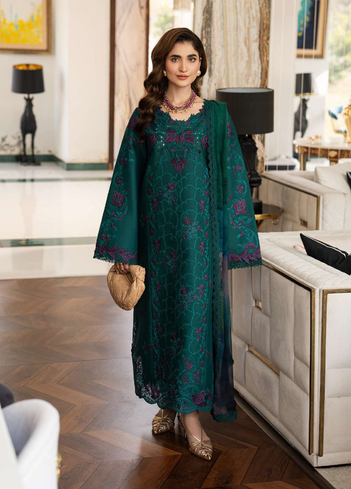 Carnation By Rang Rasiya Embroidered Lawn 3 Piece Unstitched Suit RR26CEE D-14 KEYA Carnation By Rang Rasiya Embroidered Lawn 3 Piece Unstitched Suit RR26CEE D-14 KEYA