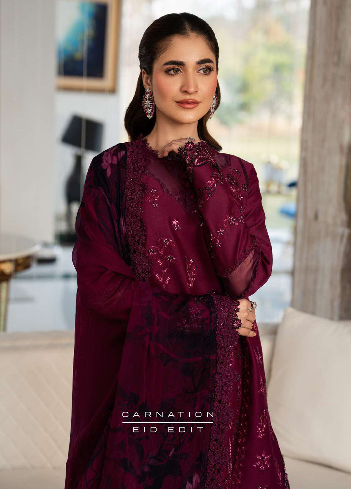 Carnation By Rang Rasiya Embroidered Lawn 3 Piece Unstitched Suit RR26CEE D-15 NORA Carnation By Rang Rasiya Embroidered Lawn 3 Piece Unstitched Suit RR26CEE D-15 NORA