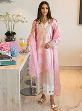 Carnation by Rang Rasiya Embroidered Lawn Suits Unstitched 3 Piece - RR25CL 11 FREESIA