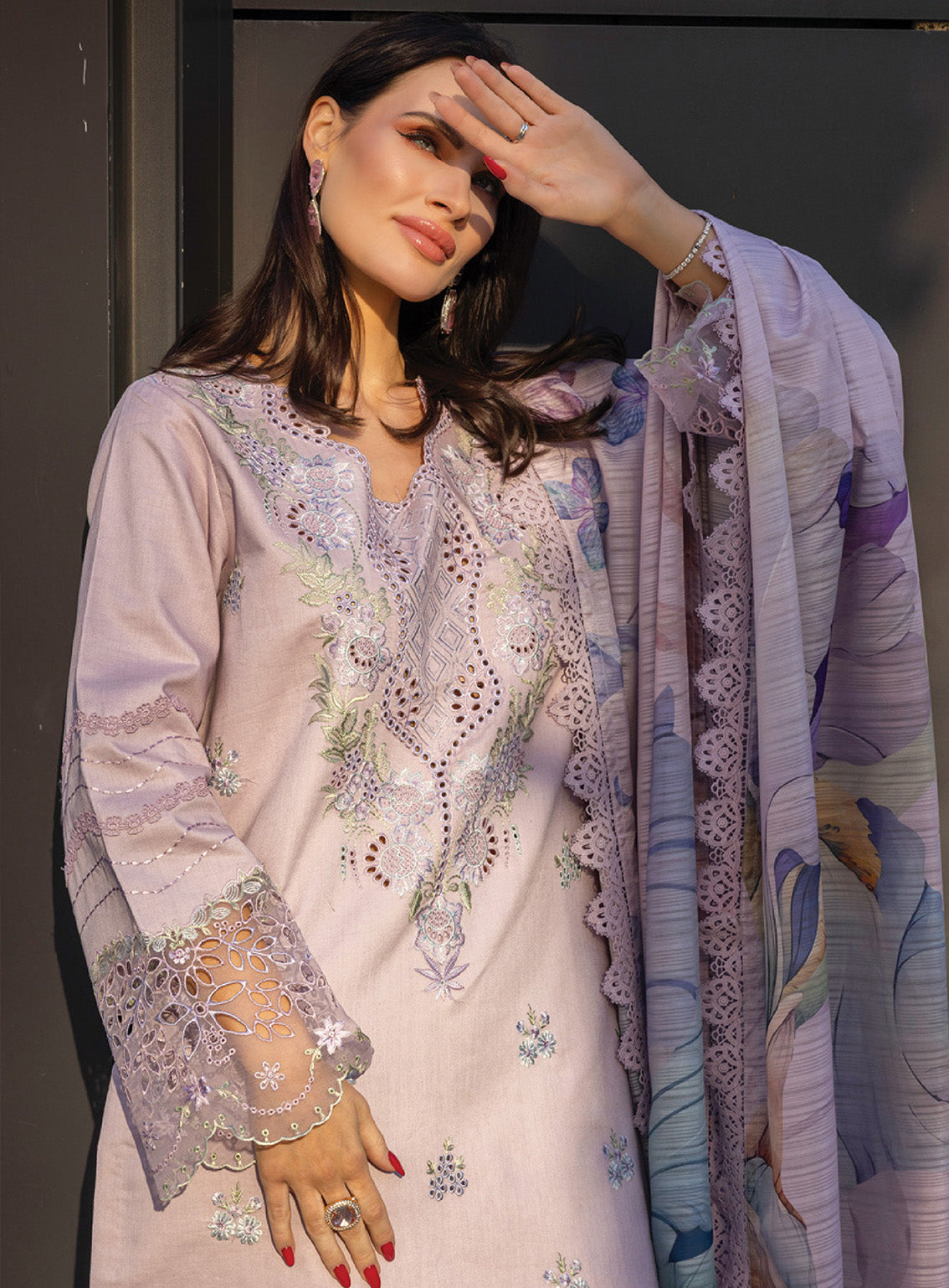 Carnation by Rang Rasiya Embroidered Lawn Suits Unstitched 3 Piece - RR25CL 12 AMELIA Carnation by Rang Rasiya Embroidered Lawn Suits Unstitched 3 Piece - RR25CL 12 AMELIA