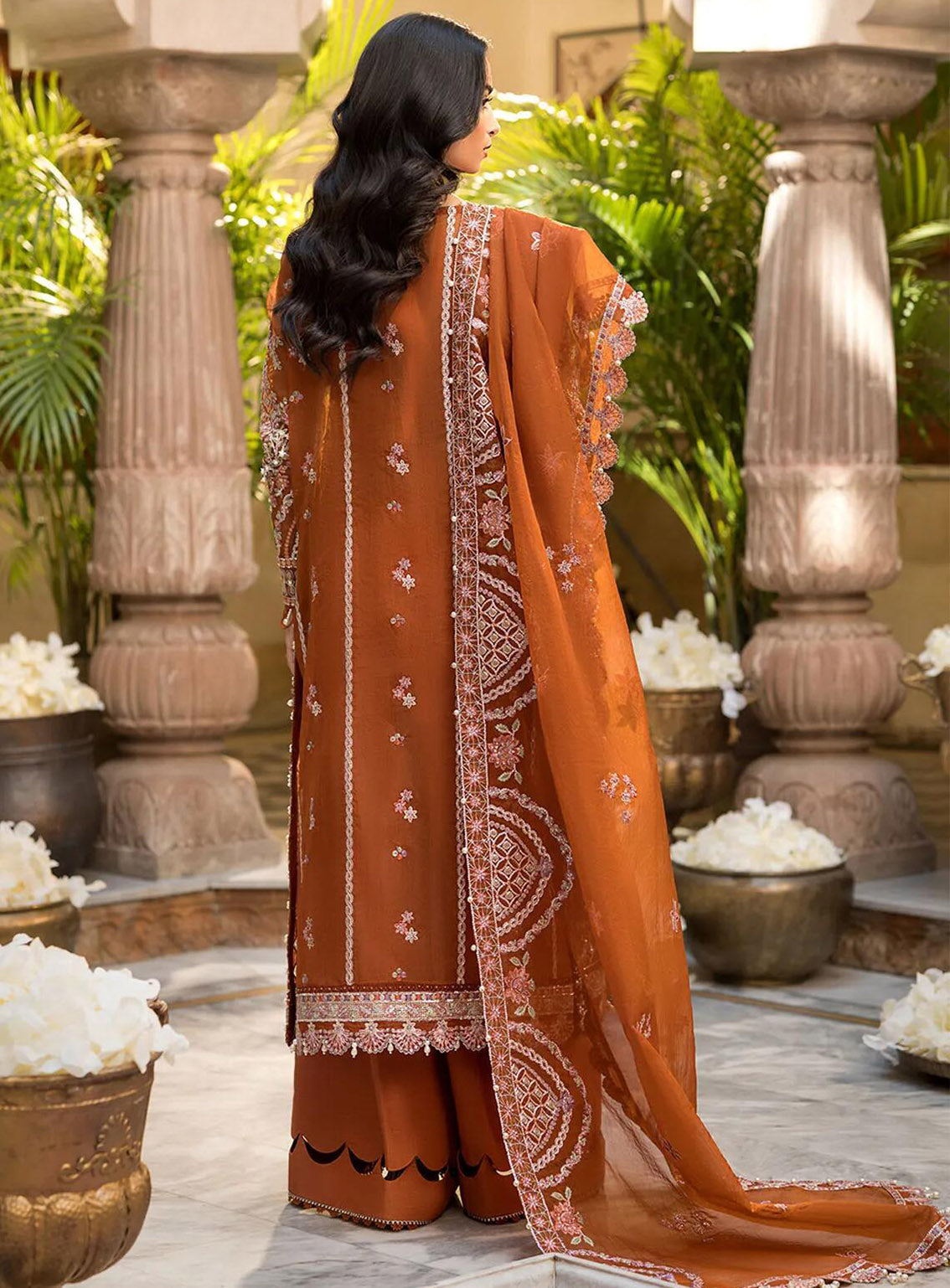 Celebrations by Elaf Embroidered Organza Suits Unstitched 4 Piece - EF24CF EFH-03 SHAHANA Celebrations by Elaf Embroidered Organza Suits Unstitched 4 Piece - EF24CF EFH-03 SHAHANA