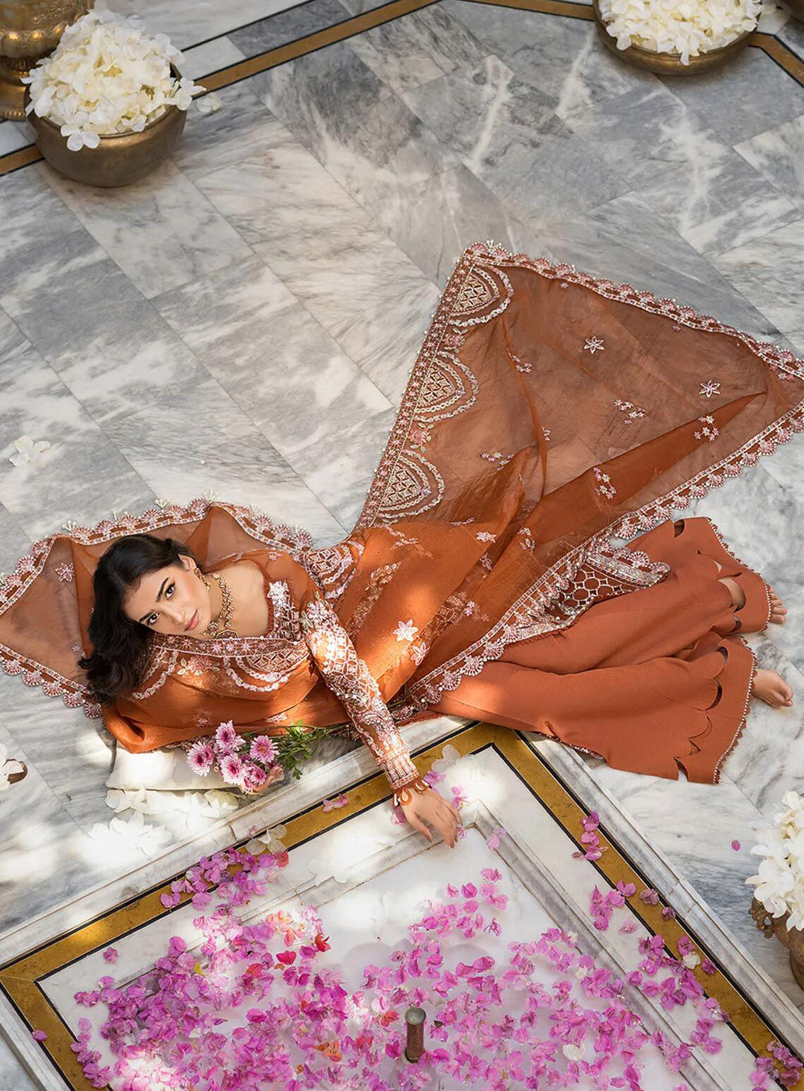 Celebrations by Elaf Embroidered Organza Suits Unstitched 4 Piece - EF24CF EFH-03 SHAHANA Celebrations by Elaf Embroidered Organza Suits Unstitched 4 Piece - EF24CF EFH-03 SHAHANA