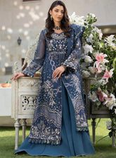 Celebrations by Elaf Embroidered Organza Suits Unstitched 4 Piece - EF24CF EFH-04 FALAK