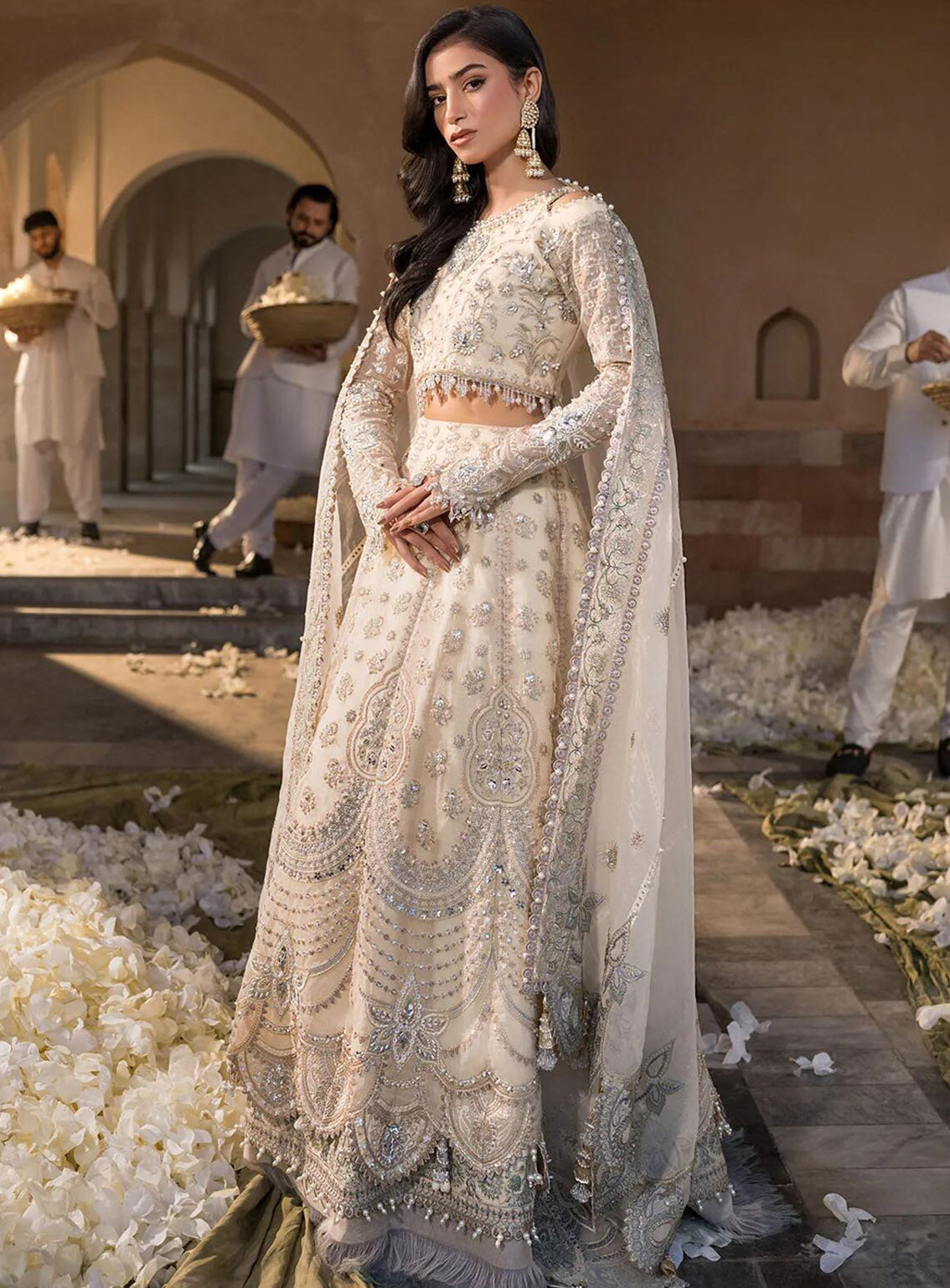 Celebrations by Elaf Embroidered Organza Suits Unstitched 4 Piece - EF24CF EFH-05 PARIZAAD Celebrations by Elaf Embroidered Organza Suits Unstitched 4 Piece - EF24CF EFH-05 PARIZAAD