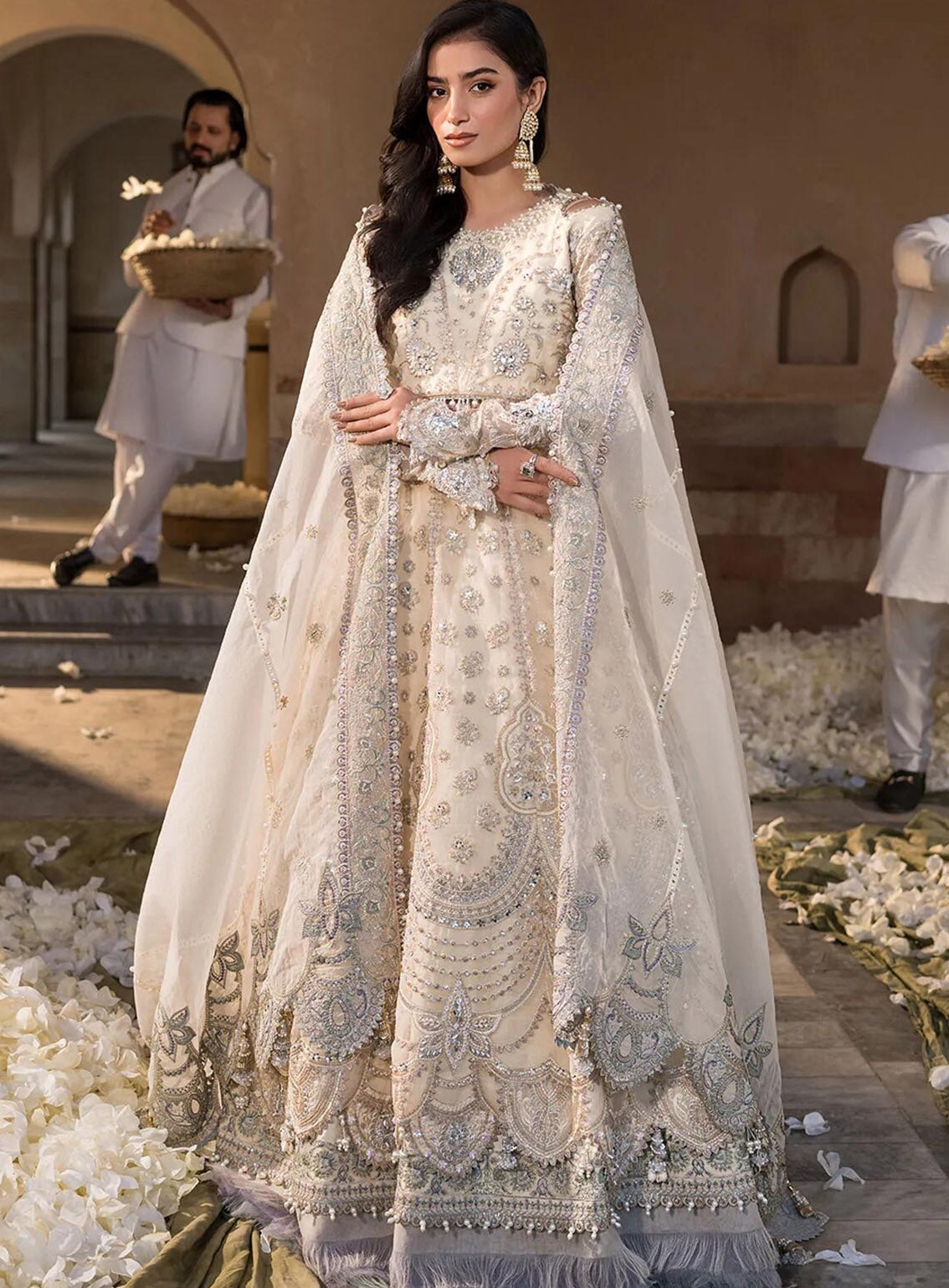 Celebrations by Elaf Embroidered Organza Suits Unstitched 4 Piece - EF24CF EFH-05 PARIZAAD Celebrations by Elaf Embroidered Organza Suits Unstitched 4 Piece - EF24CF EFH-05 PARIZAAD