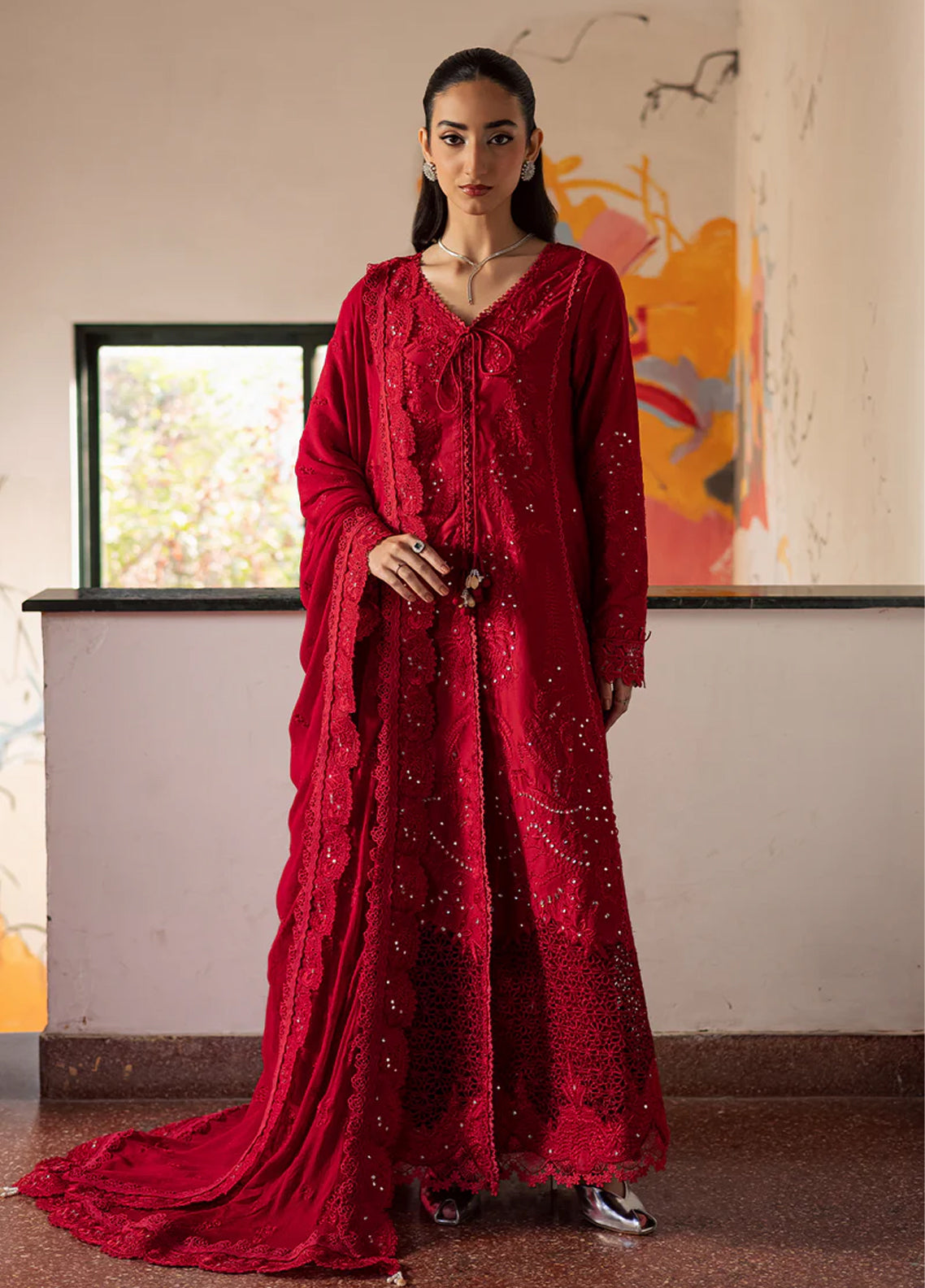Celia By Zarposh Luxury Embroidered Lawn 3 Piece Unstitched Suit ZP26CLL D-ARDYN Celia By Zarposh Luxury Embroidered Lawn 3 Piece Unstitched Suit ZP26CLL D-ARDYN