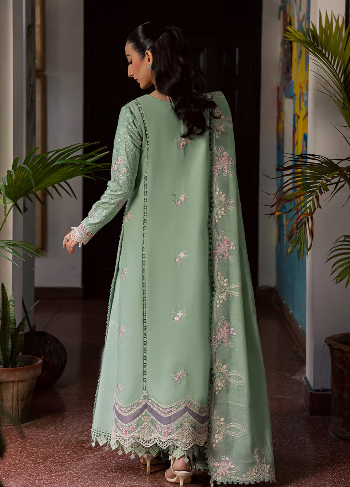Celia By Zarposh Luxury Embroidered Lawn 3 Piece Unstitched Suit ZP26CLL D-MIREYA Celia By Zarposh Luxury Embroidered Lawn 3 Piece Unstitched Suit ZP26CLL D-MIREYA