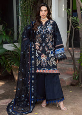 Celia By Zarposh Luxury Embroidered Lawn 3 Piece Unstitched Suit ZP26CLL D-ZELINE