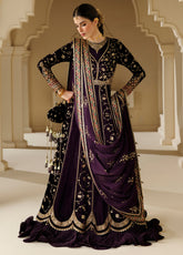 Chandni By Jazmin Luxury Embroidered Velvet 3 Piece Unstitched Suit JZ26CLV D-03 ZARPOOSH