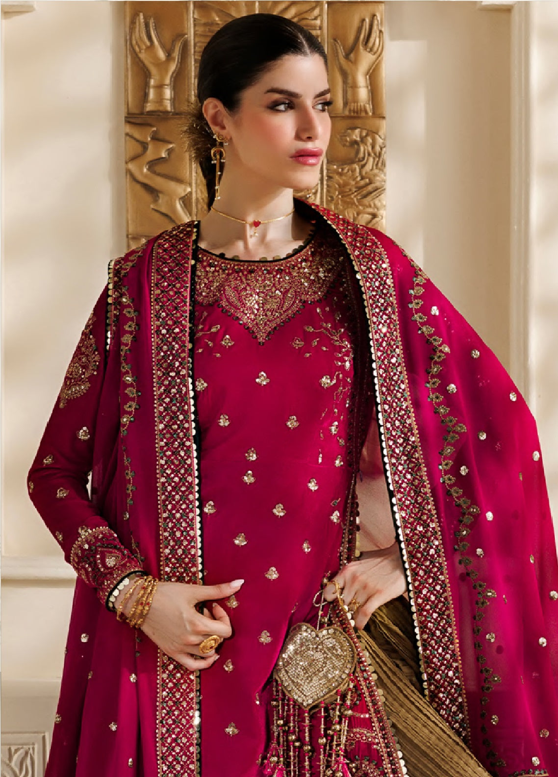 Chandni By Jazmin Luxury Embroidered Velvet 3 Piece Unstitched Suit JZ26CLV D-06 ZAR-E-GULAB Chandni By Jazmin Luxury Embroidered Velvet 3 Piece Unstitched Suit JZ26CLV D-06 ZAR-E-GULAB