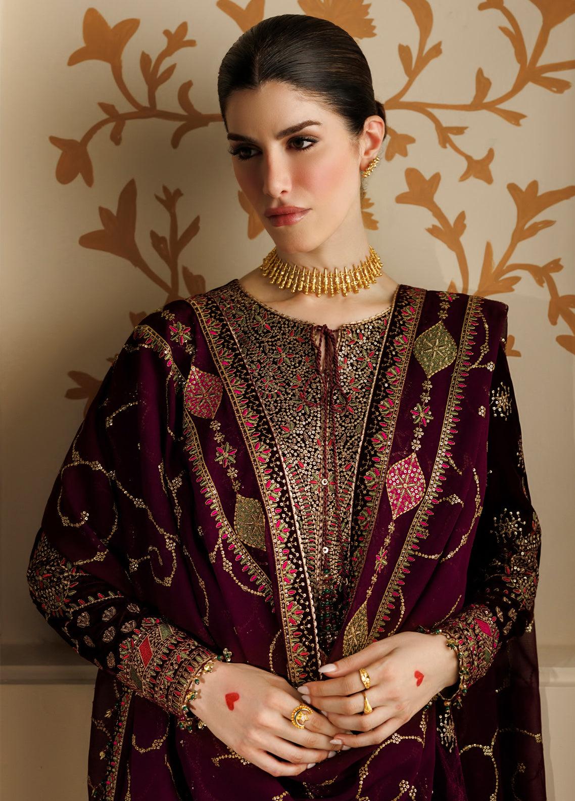 Chandni By Jazmin Luxury Embroidered Velvet 3 Piece Unstitched Suit JZ26CLV D-08 NAYAAB Chandni By Jazmin Luxury Embroidered Velvet 3 Piece Unstitched Suit JZ26CLV D-08 NAYAAB