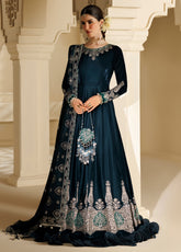 Chandni By Jazmin Luxury Embroidered Velvet 3 Piece Unstitched Suit JZ26CLV D-09 ZAIB-UN-NISA