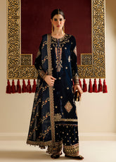 Chandni By Jazmin Luxury Embroidered Velvet 3 Piece Unstitched Suit JZ26CLV D-11 ROSHANAK