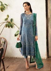 Chant D l'Amour By Gulaal Embroidered Chiffon Unstitched 3 Piece Suit - GL24CE 02 HELIA