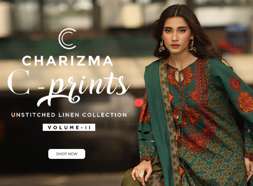Combination By Charizma Lawn Unstitched Collection 2025 Vol-03 Royal Fashion