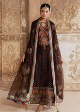 Chatoyer By Rang Rasiya Wedding Formals Emrboidered Chiffon 3 Piece Unstitched Suit RR26CWF D-DUNE