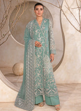 Chatoyer by Rang Rasiya Embroidered Chiffon Suit Unstitched 4 Piece - RR24WF 04 FIRUZEH