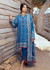 Chunri By Gul Ahmed Printed Lawn Unstitched 3 Piece Suit - GA24CL CL-42003 A