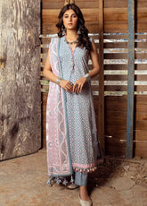 Chunri By Gul Ahmed Printed Lawn Unstitched 3 Piece Suit - GA24CL CL-42008 A