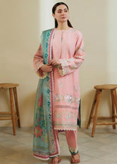 Coco By Zara Shahjahan Embroidered Jacquard Unstitched 3 Piece Suit - ZSJ24CL 8A ZOYA