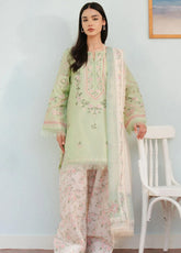 Coco By Zara Shahjahan Embroidered Lawn Suits Unstitched 3 Piece - CZS25L 2A SERENE