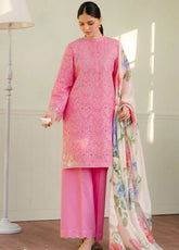 Coco By Zara Shahjahan Embroidered Lawn Suits Unstitched 3 Piece - CZS25L 3A TINA