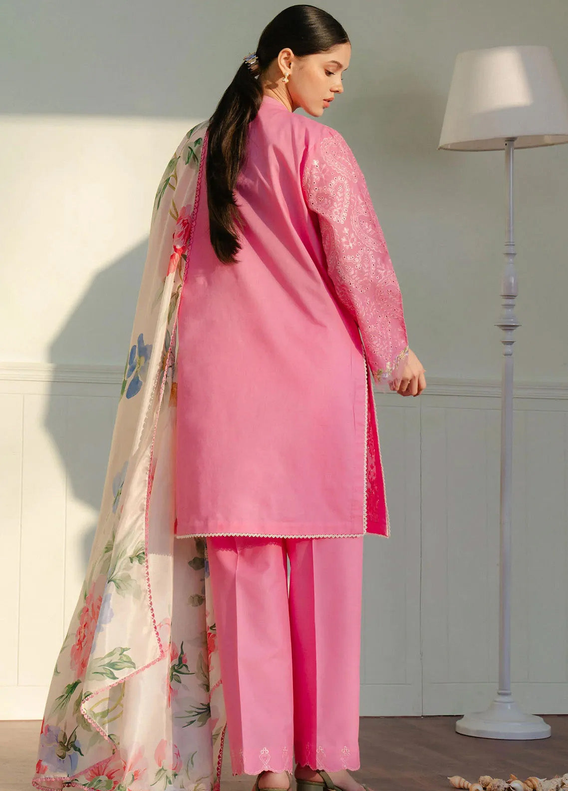 Coco By Zara Shahjahan Embroidered Lawn Suits Unstitched 3 Piece - CZS25L 3A TINA Coco By Zara Shahjahan Embroidered Lawn Suits Unstitched 3 Piece - CZS25L 3A TINA
