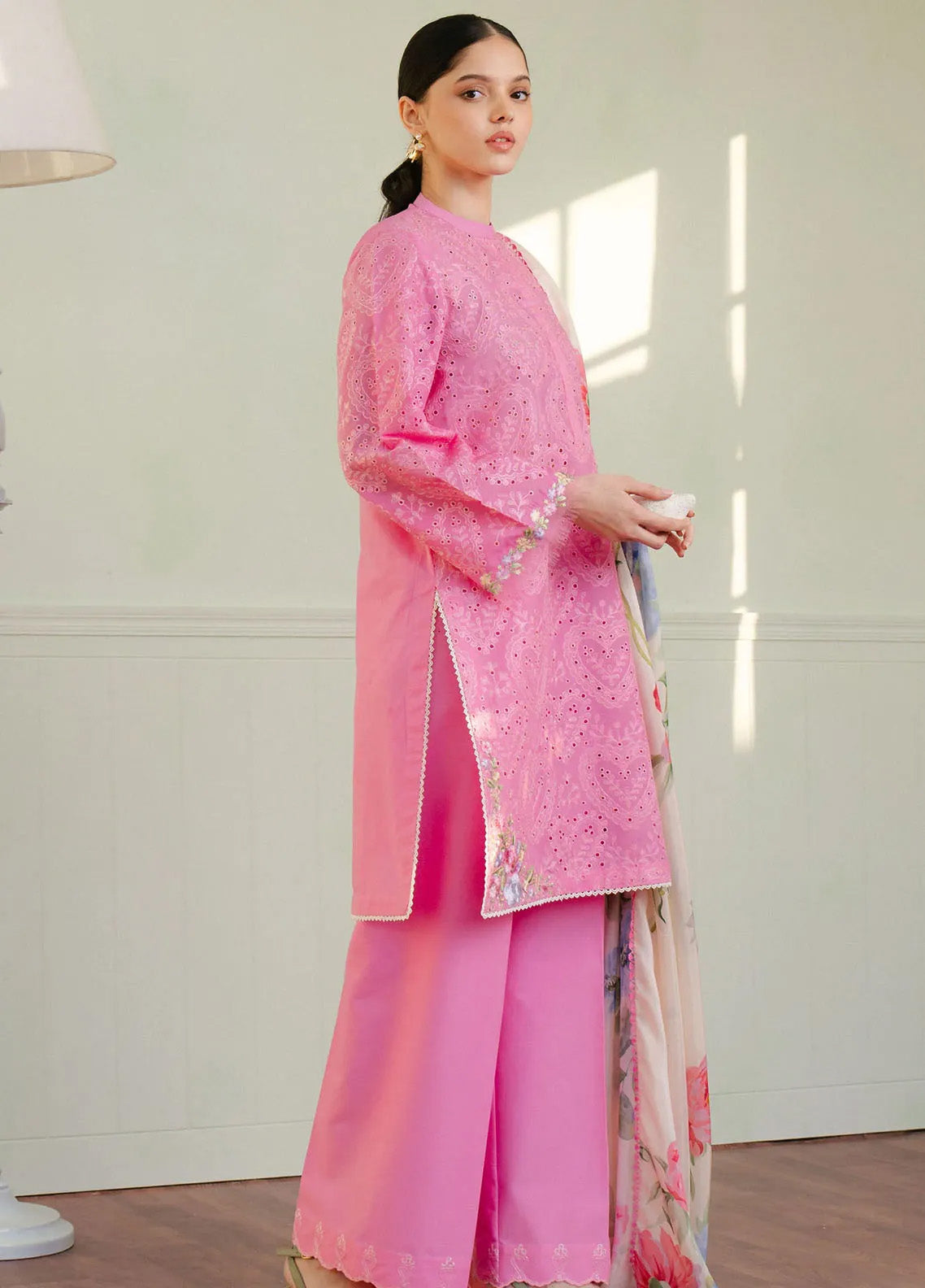 Coco By Zara Shahjahan Embroidered Lawn Suits Unstitched 3 Piece - CZS25L 3A TINA Coco By Zara Shahjahan Embroidered Lawn Suits Unstitched 3 Piece - CZS25L 3A TINA