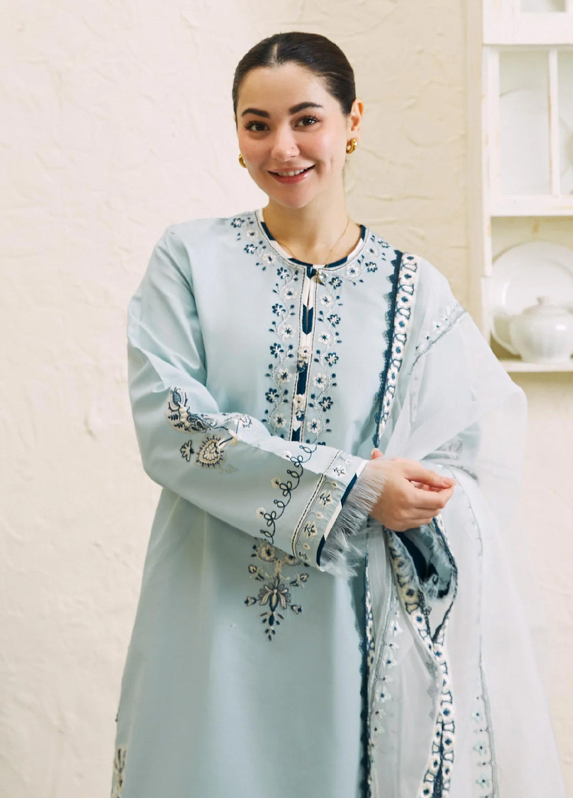 Coco By Zara Shahjahan Embroidered Lawn Unstitched 3 Piece Suit - ZSJ24CL 1A ARZOO Coco By Zara Shahjahan Embroidered Lawn Unstitched 3 Piece Suit - ZSJ24CL 1A ARZOO