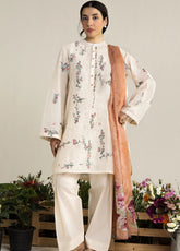 Coco By Zara Shahjahan Embrodiered Lawn 3 Piece Unstitched Suit CZS26LE2 D-3A YURA