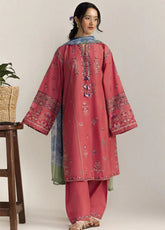 Coco By Zara Shahjahan Embrodiered Lawn 3 Piece Unstitched Suit CZS26LE2 D-5A NOA