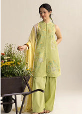 Coco By Zara Shahjahan Embrodiered Lawn 3 Piece Unstitched Suit CZS26LE2 D-6B INES