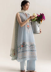 Coco By Zara Shahjahan Embrodiered Lawn 3 Piece Unstitched Suit CZS26LE2 D-8B KIAN
