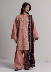 Coco By Zara Shahjahan Embroidered Karandi 3 Piece Unstitched Suit ZS26CW D-03A RAKHSH