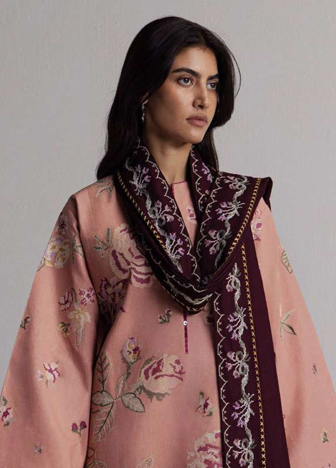 Coco By Zara Shahjahan Embroidered Karandi 3 Piece Unstitched Suit ZS26CW D-03A RAKHSH Coco By Zara Shahjahan Embroidered Karandi 3 Piece Unstitched Suit ZS26CW D-03A RAKHSH