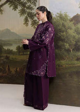 Coco By Zara Shahjahan Embroidered Karandi 3 Piece Unstitched Suit ZS26CW D-05A SHAB