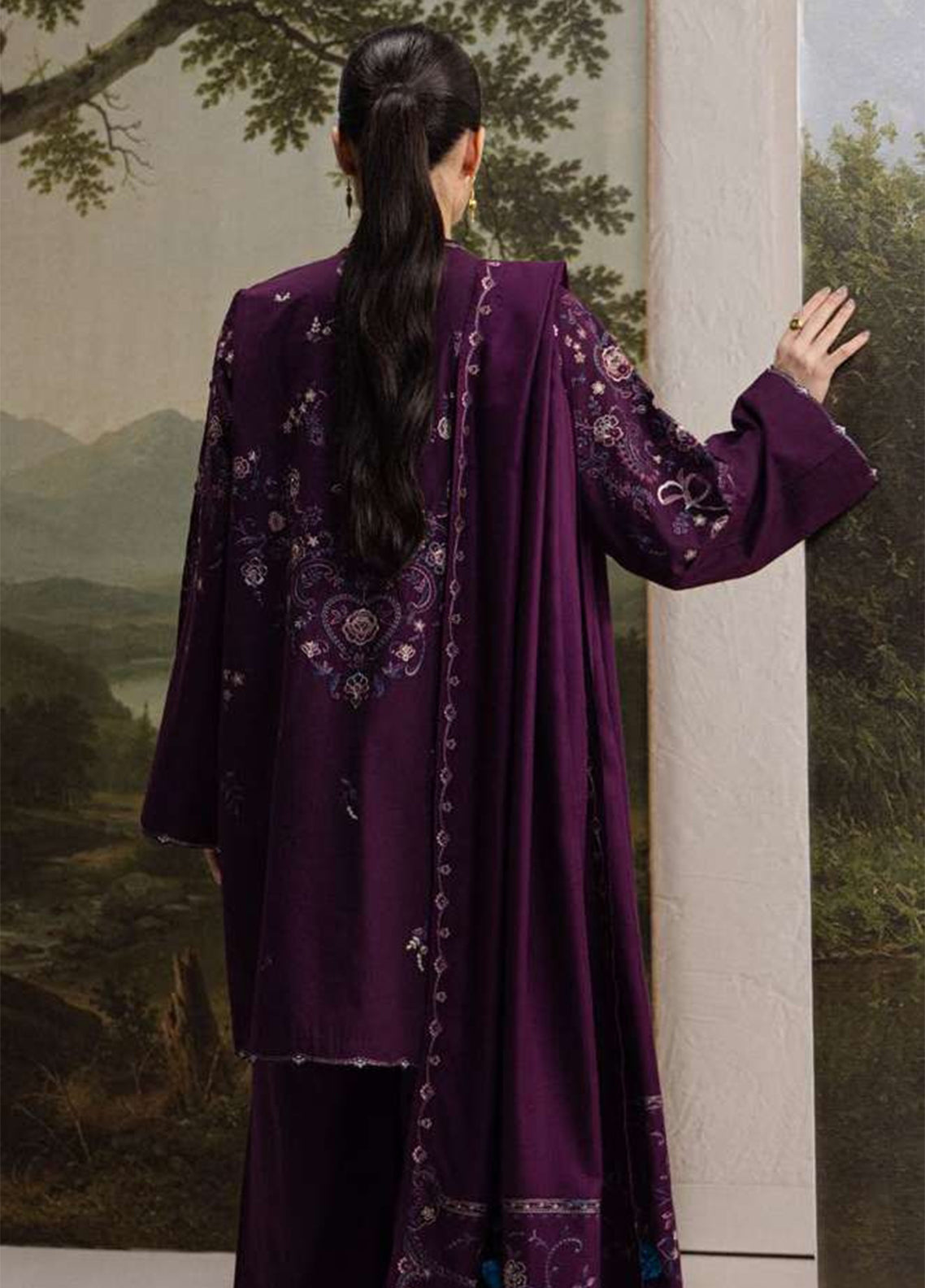 Coco By Zara Shahjahan Embroidered Karandi 3 Piece Unstitched Suit ZS26CW D-05A SHAB Coco By Zara Shahjahan Embroidered Karandi 3 Piece Unstitched Suit ZS26CW D-05A SHAB