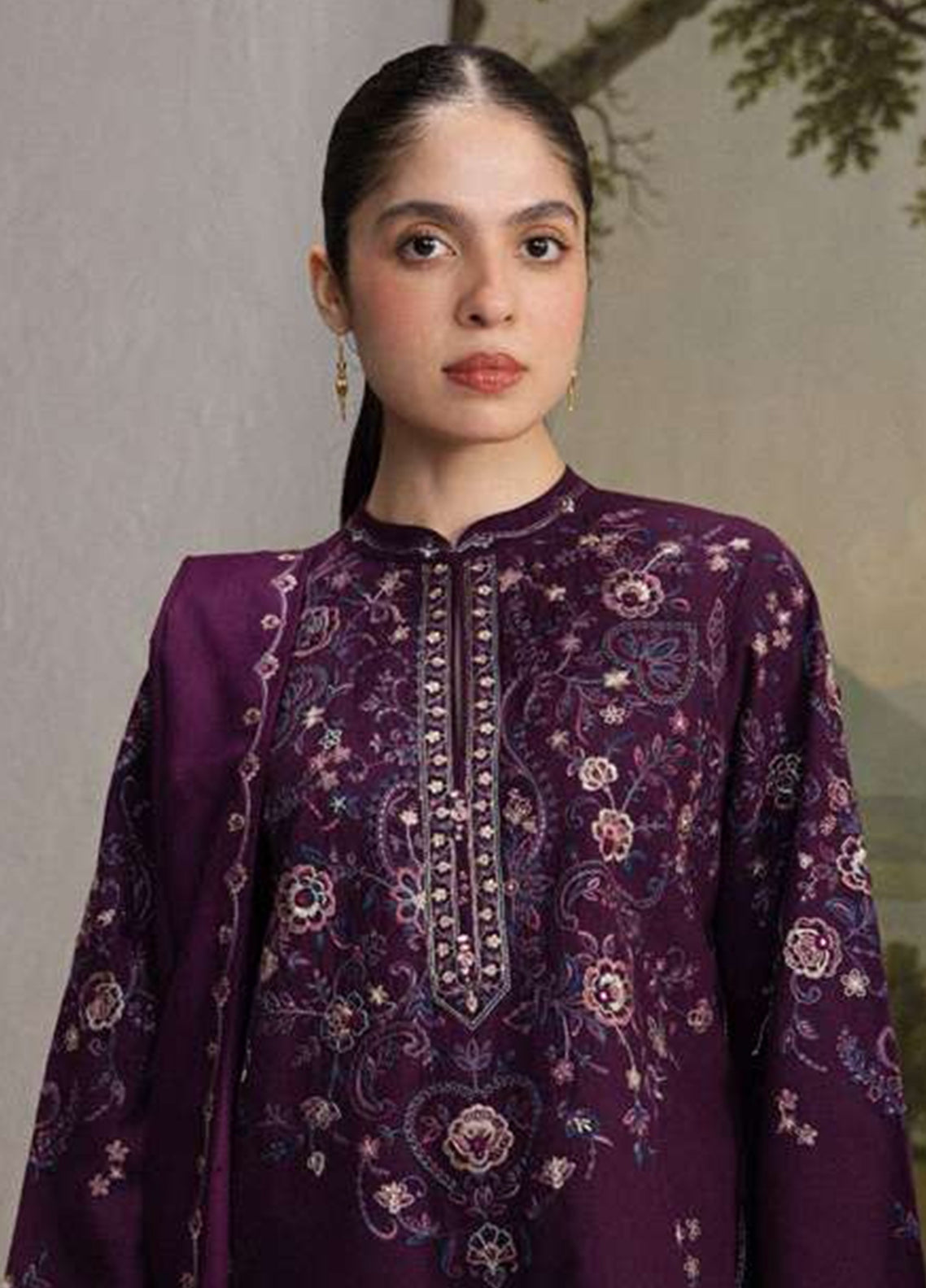 Coco By Zara Shahjahan Embroidered Karandi 3 Piece Unstitched Suit ZS26CW D-05A SHAB Coco By Zara Shahjahan Embroidered Karandi 3 Piece Unstitched Suit ZS26CW D-05A SHAB