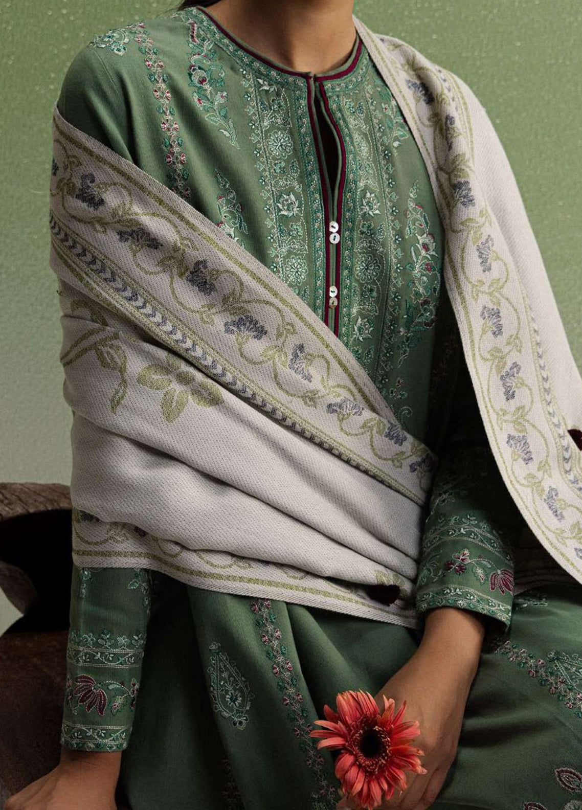 Coco By Zara Shahjahan Embroidered Khaddar 3 Piece Unstitched Suit ZS26CW D-01B SARD Coco By Zara Shahjahan Embroidered Khaddar 3 Piece Unstitched Suit ZS26CW D-01B SARD