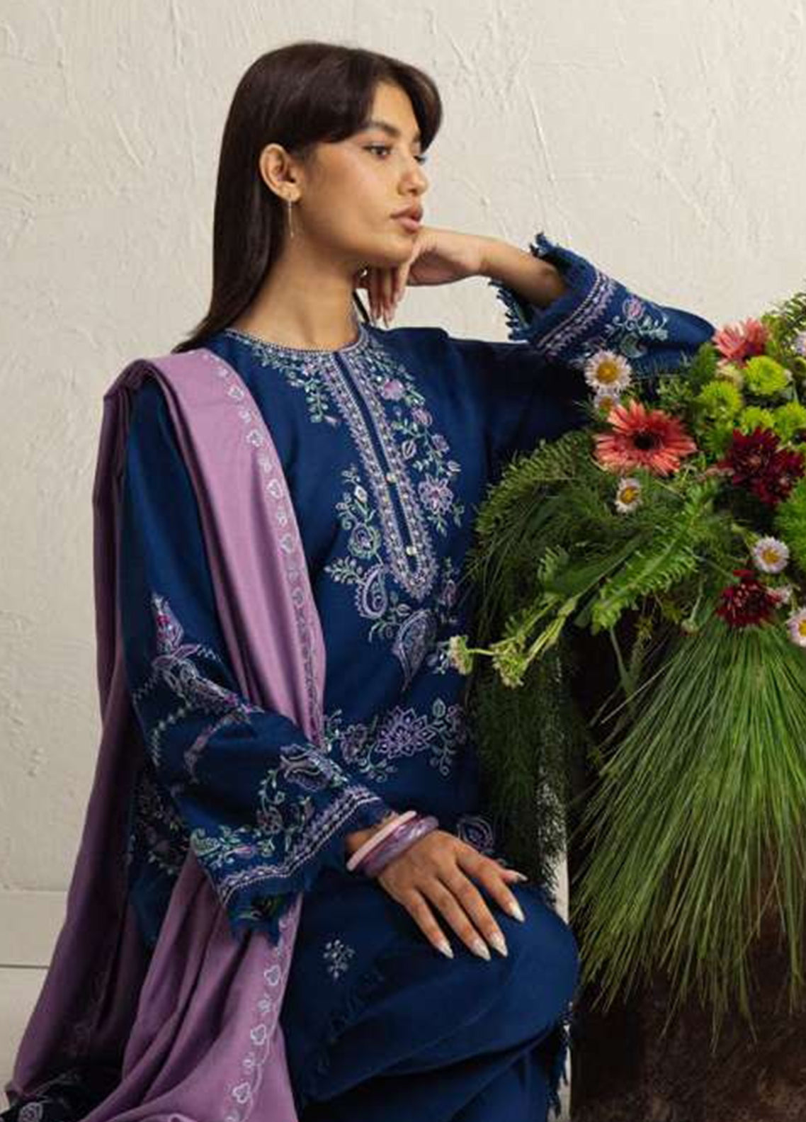 Coco By Zara Shahjahan Embroidered Khaddar 3 Piece Unstitched Suit ZS26CW D-04A NEELAM Coco By Zara Shahjahan Embroidered Khaddar 3 Piece Unstitched Suit ZS26CW D-04A NEELAM